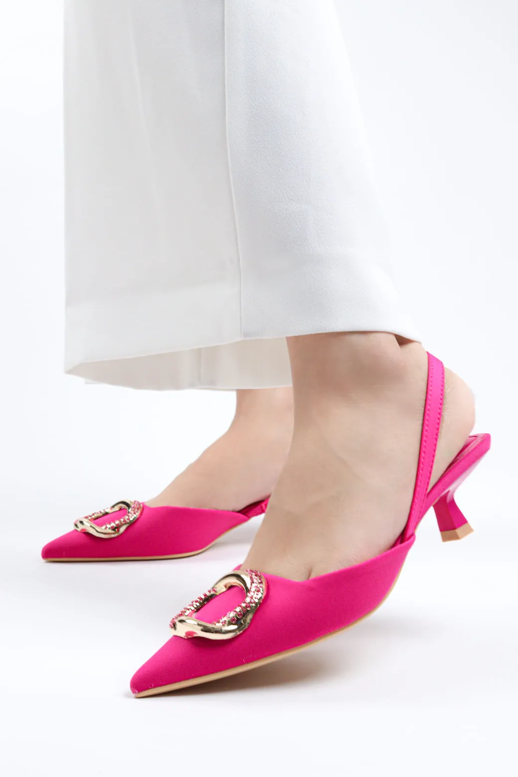 Yunai - Women's Kitten Mules